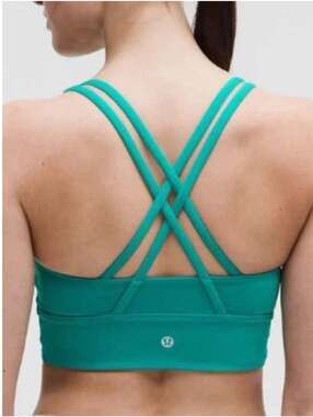 Lululemon Energy Bra Longline Paradise Green Size 2